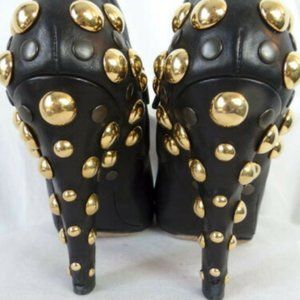 SOLD_Gucci Vntge, Round-Toe, Black Suede/L